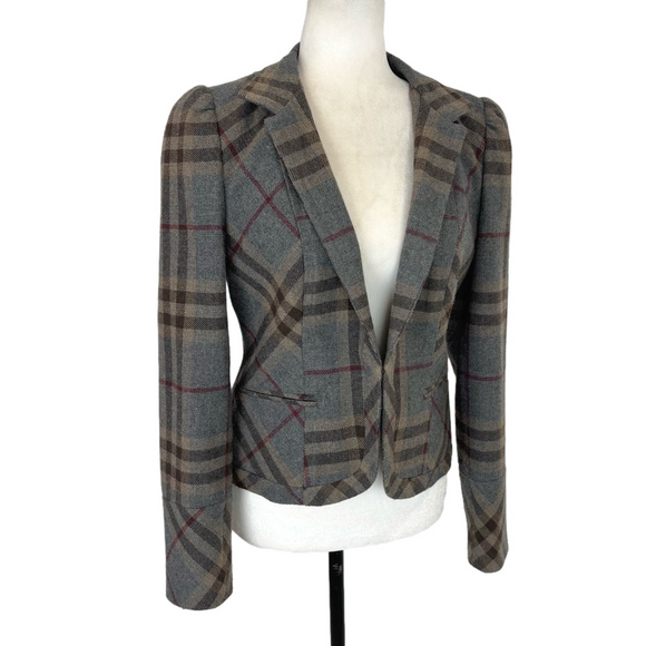 Mario Serrano Jackets & Blazers - Mario Serrani grey plaid jacket